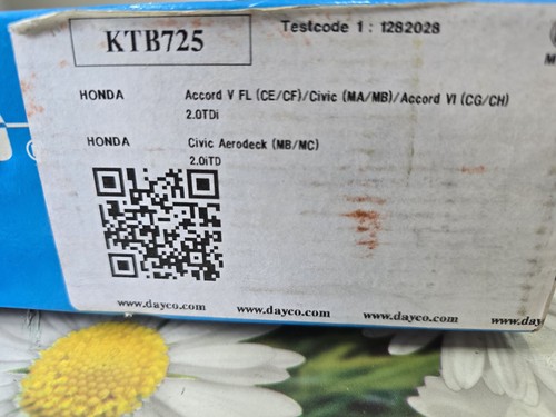Timing belt kit honda accord - belt,